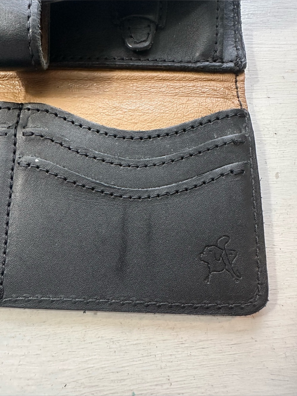 Saddleback Black Leather Clutch Wallet - Picture 6 of 14